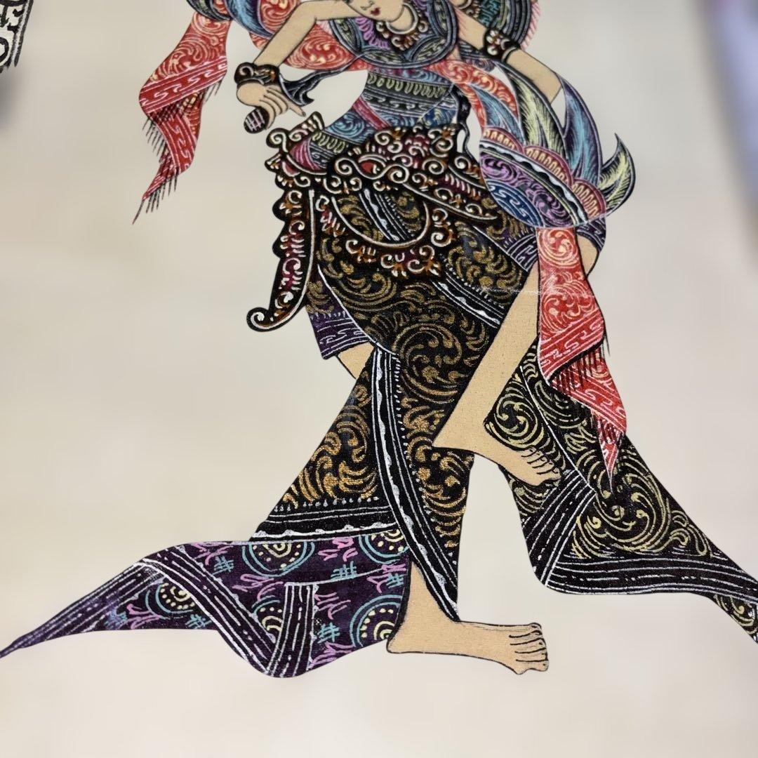 バリ島に伝わる伝統的な絵画「バリ絵画」3枚セット - メルカリ