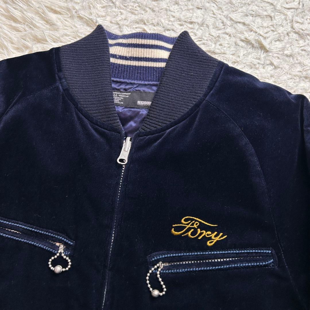 Neighborhood ベロア 刺繍 リバーシブル スーベニア ジャケット - メルカリ