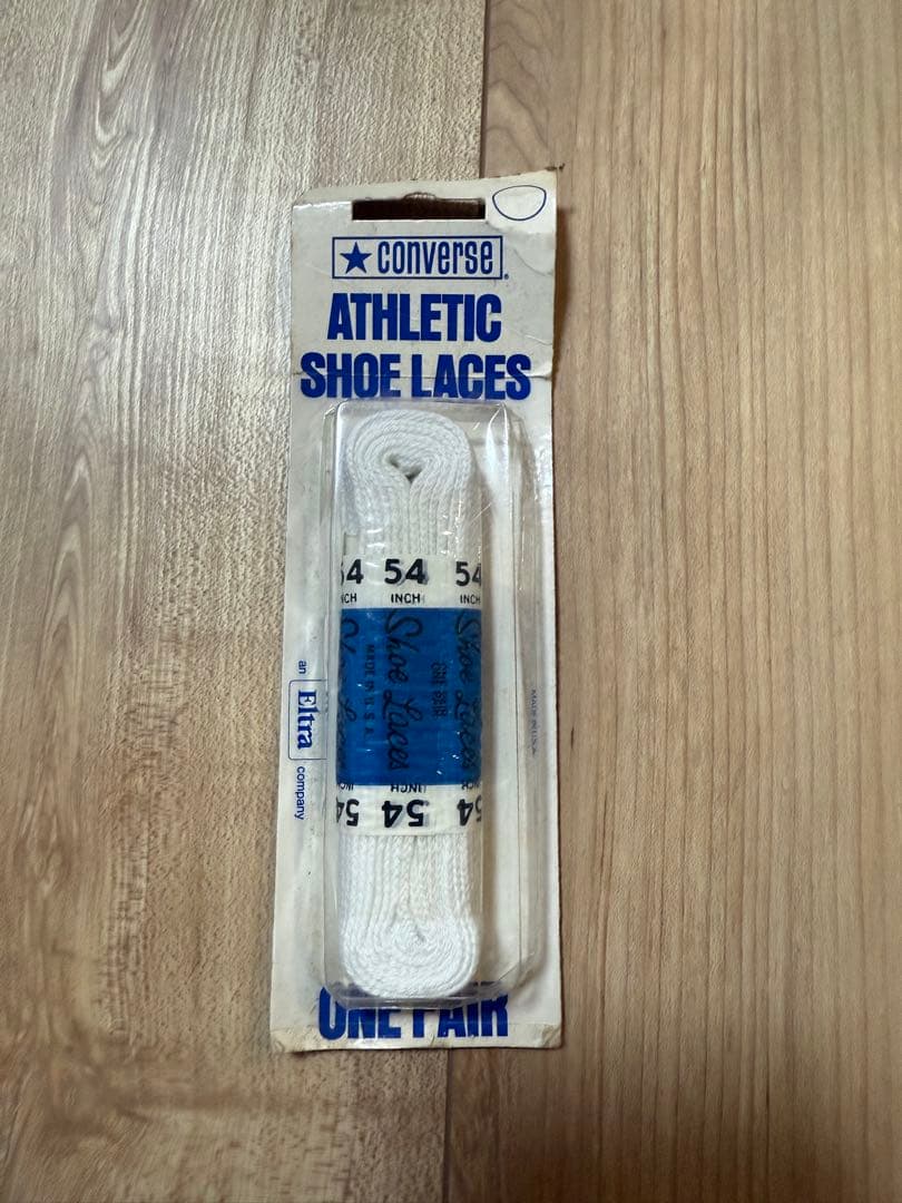 80s Converse コンバース コットンシューレス 靴紐 usa - メルカリ