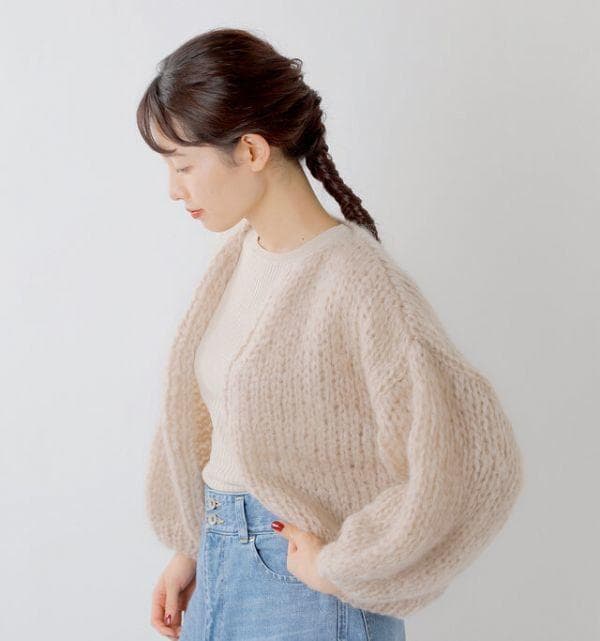 maiami マイアミ モヘアビックボンバーカーディガン ドイツ製 - メルカリ