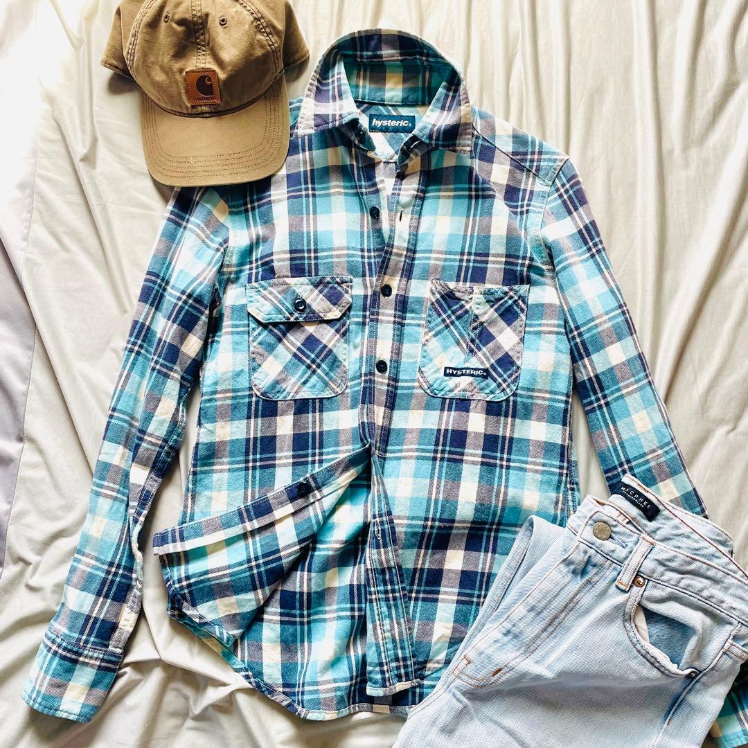 ヒステリックグラマー ネルシャツ 長袖 チェック シャツ hysteric