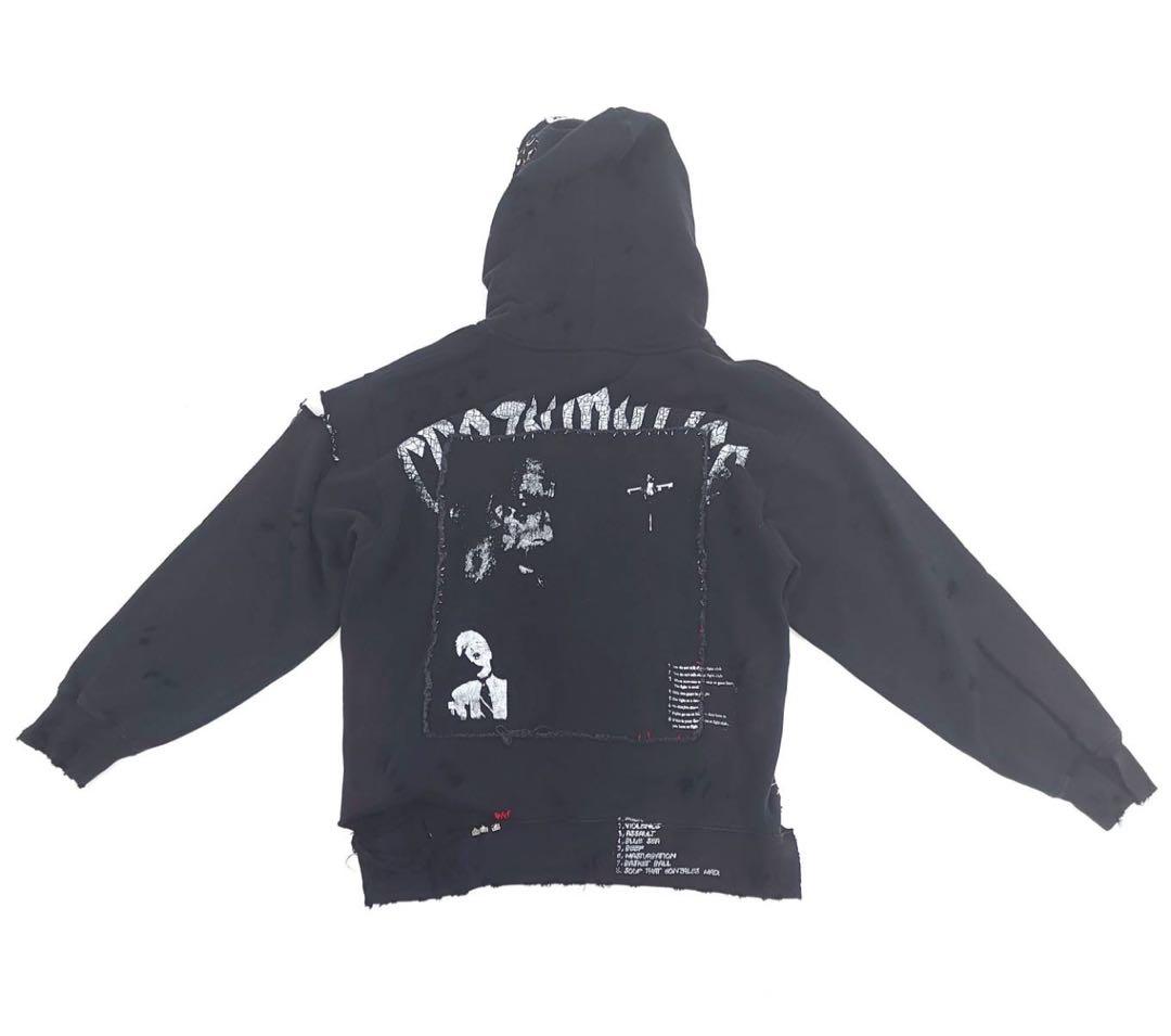 ZAC VARGAS ロングパーカー ORIGINAL) 春のバージョン、刺繍ツーウェイ