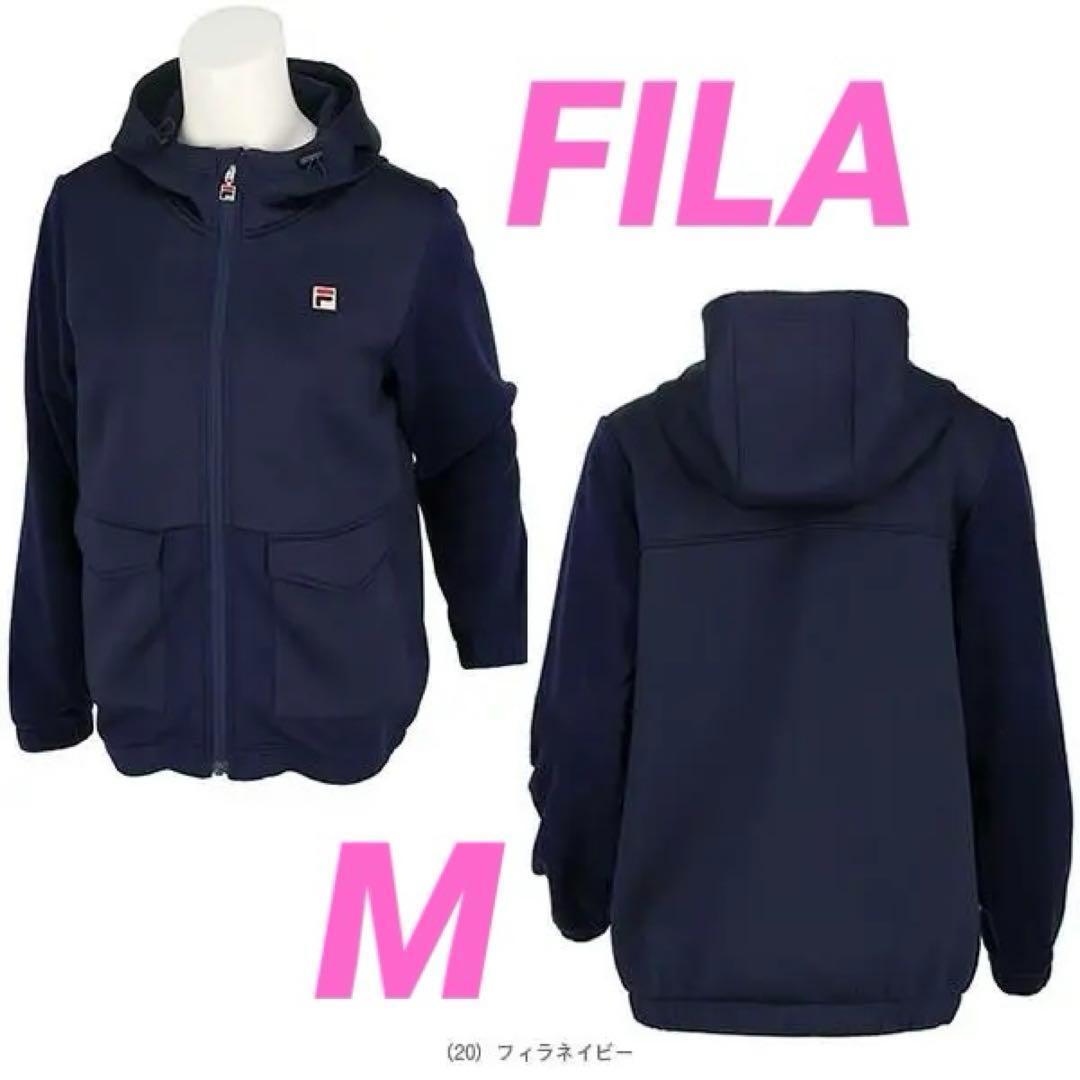 フィラ　FILA　テニスウェア　レディース　フルジップパーカー　M　ネイビー FILA（フィラ） （レディース）テニスウェア レディース フルジップ