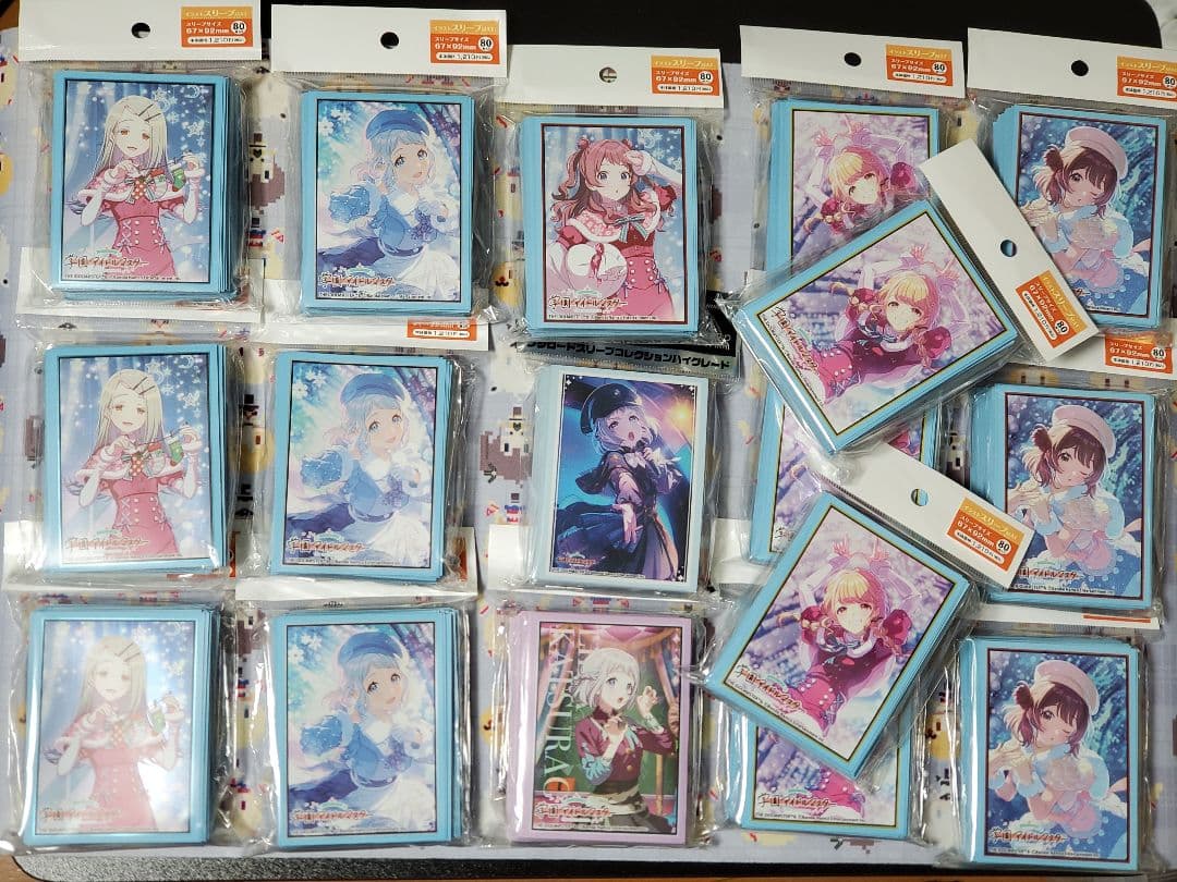 学園アイドルマスター　イラストスリーブMAT　ブシロードスリーブ　まとめ売り 学園アイドルマスター イラストスリーブMAT 世界一可愛い私 '25