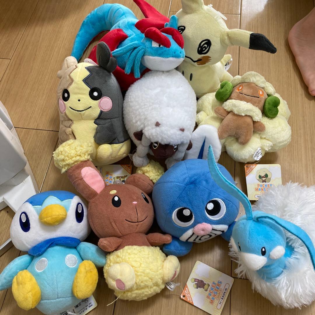 ポケモン ぬいぐるみ 9体セット タグ付き - メルカリ