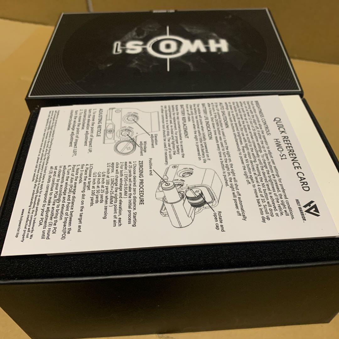 新品　Holy Warrior ドットサイト ホロサイト イオテック EXPS3