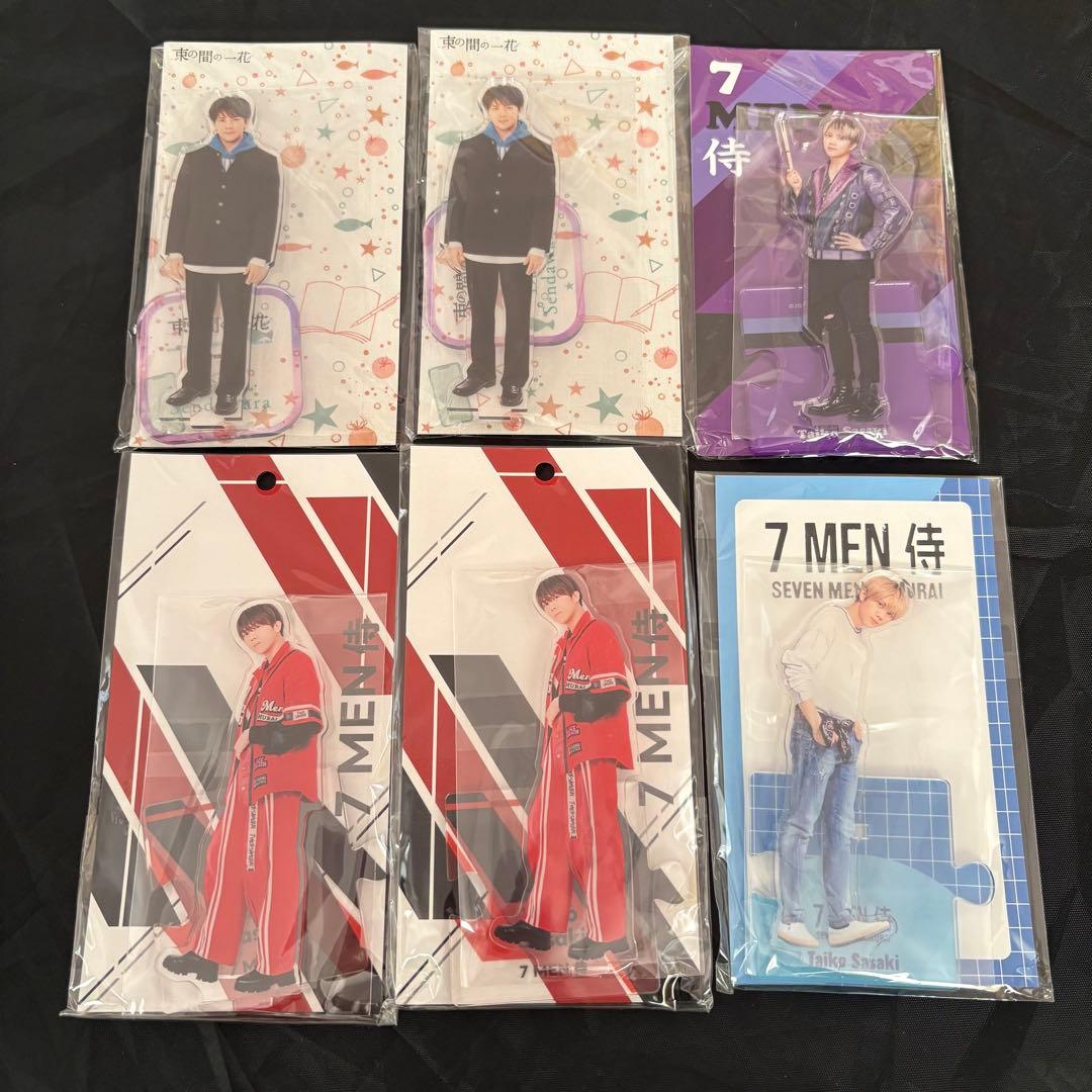 画像7枚 佐々木大光 セット（アクリルスタンド・フォトカード・缶バッジ）