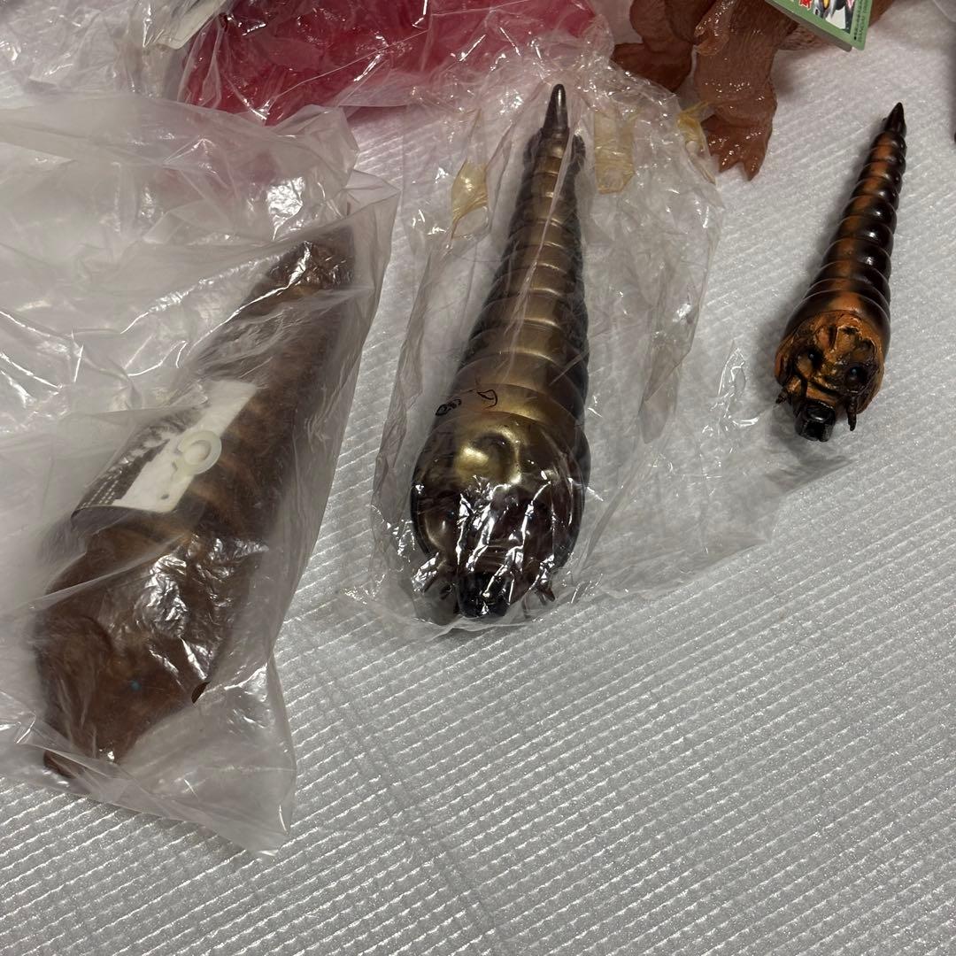 タグ付き未使用 ソフビまとめ売り ゴジラ ムービーモンスター 東宝怪獣 モスラ