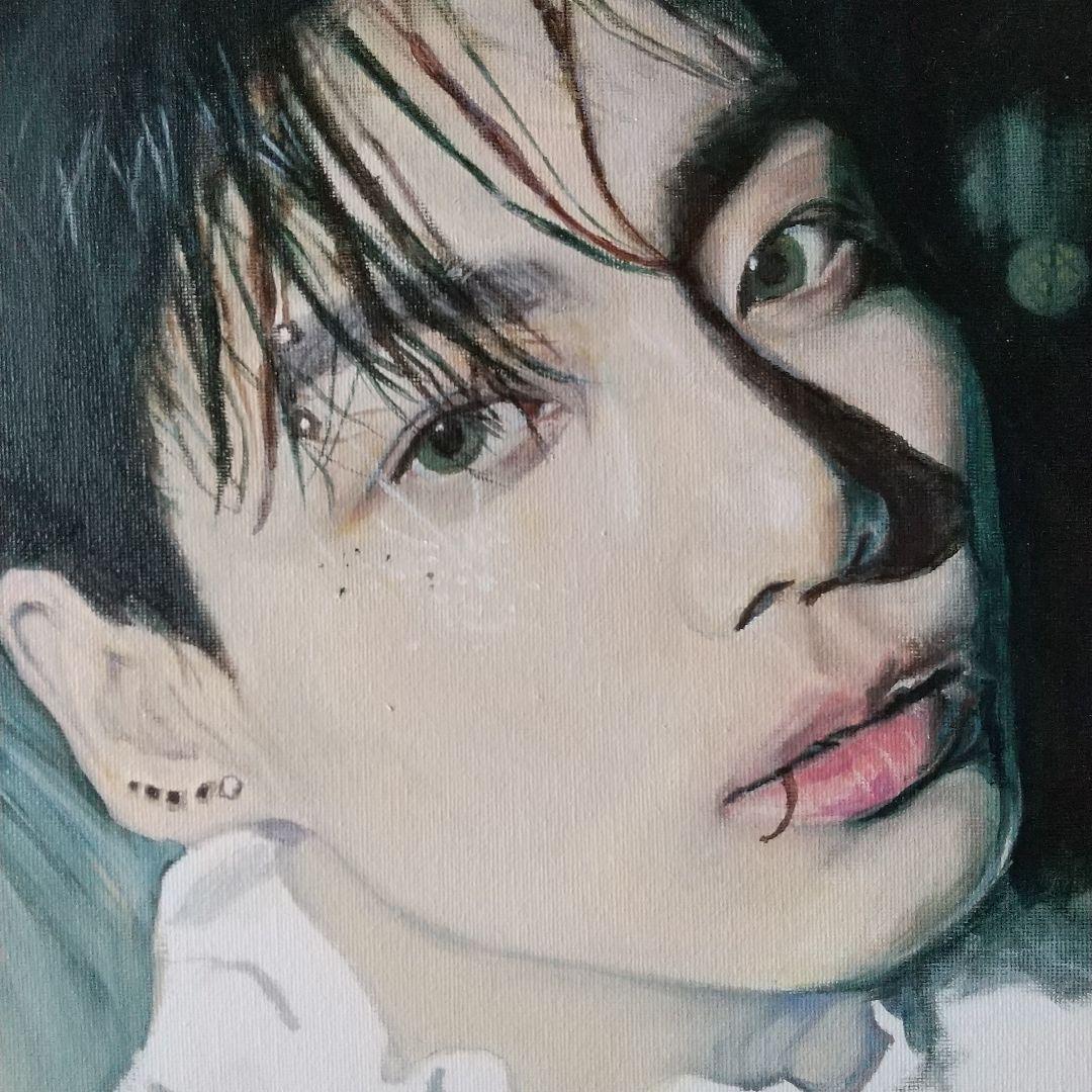 人物画#13 男性の肖像 油彩画 6号 F6 油絵 - メルカリ