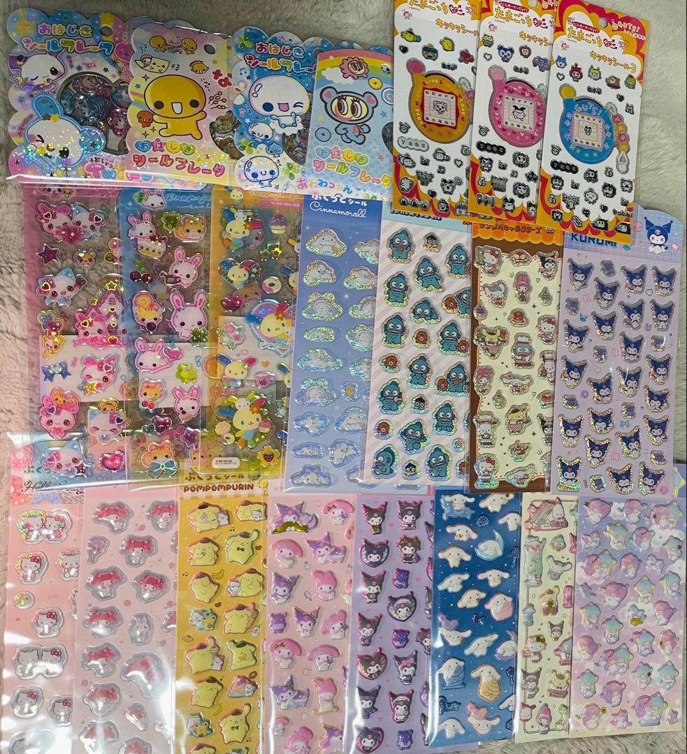 新品　ボンボンドロップシール　サンリオ　たまごっち　国内正規品　71枚セット