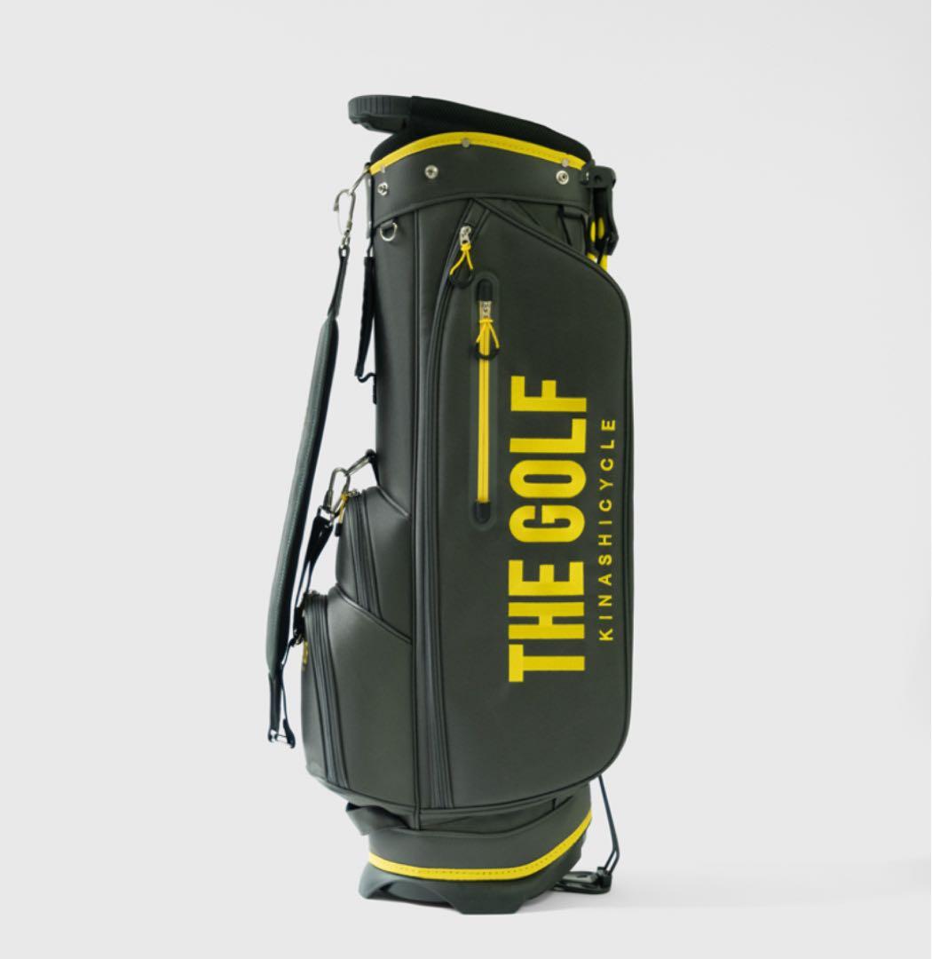 新品未使用・希少】キャディバッグ(THE GOLF) 木梨サイクル カーキ