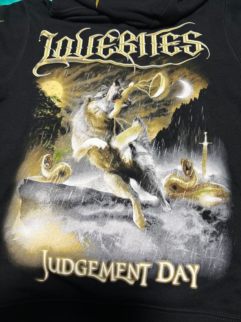 LOVEBITES パーカー　スウェット　メタル　バンド　M