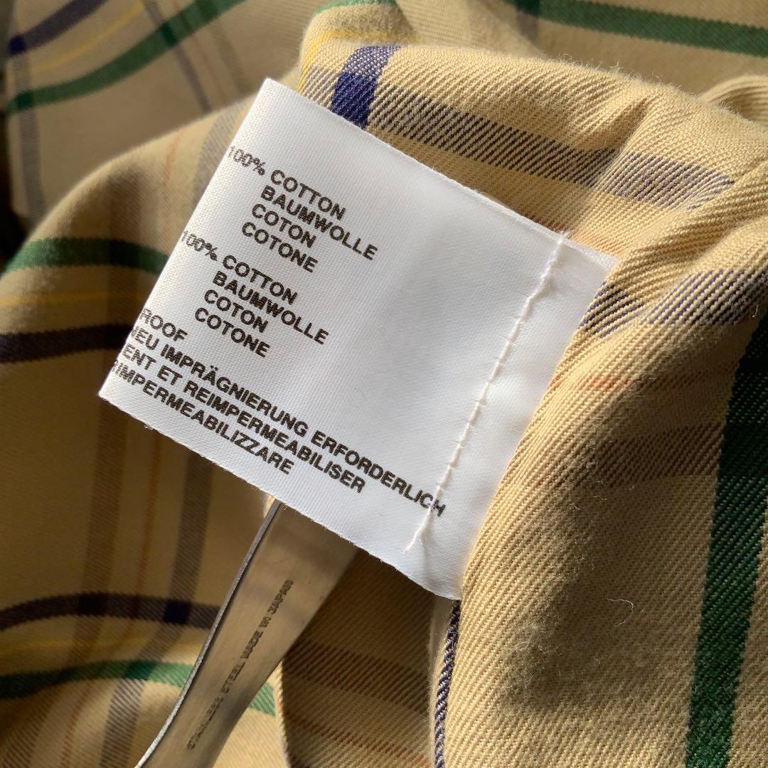 OLD ENGLANDオールドイングランド バルカラーコート 36英国製 カーキ