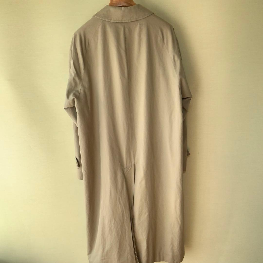 OLD ENGLANDオールドイングランド バルカラーコート 36英国製 カーキ