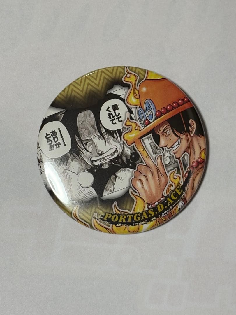 ONE PIECE ポートガス・D・エース 缶バッジ - メルカリ