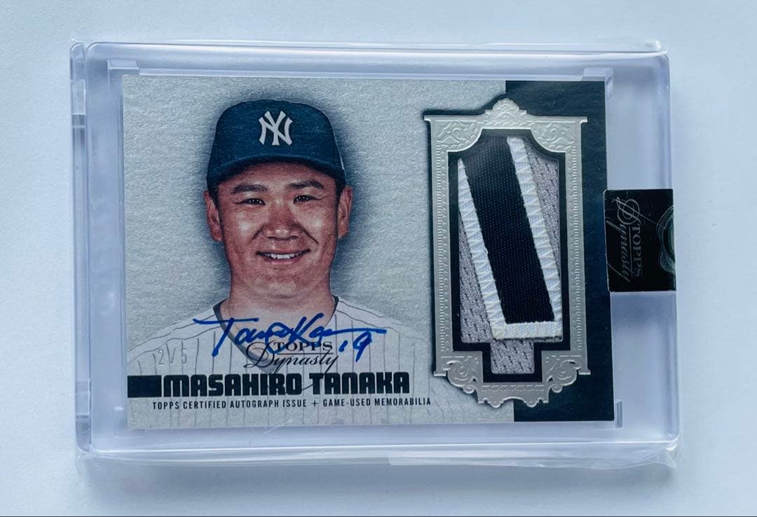 5シリ】2019 Topps Dynasty 田中将大 直書きサイン - メルカリ