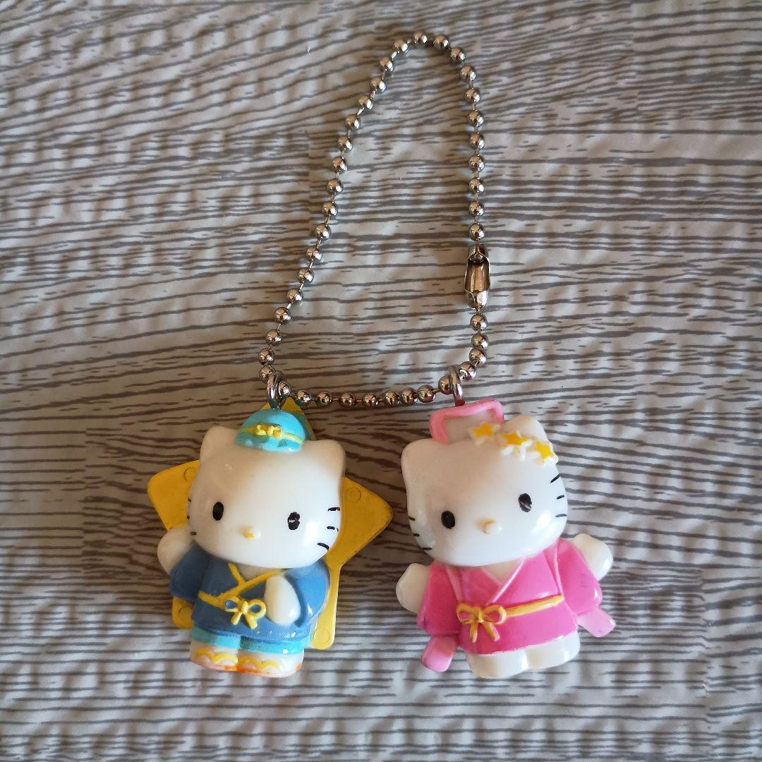 ハローキティ ダニエル キーホルダー 七夕 激レア 2000年度製 平成