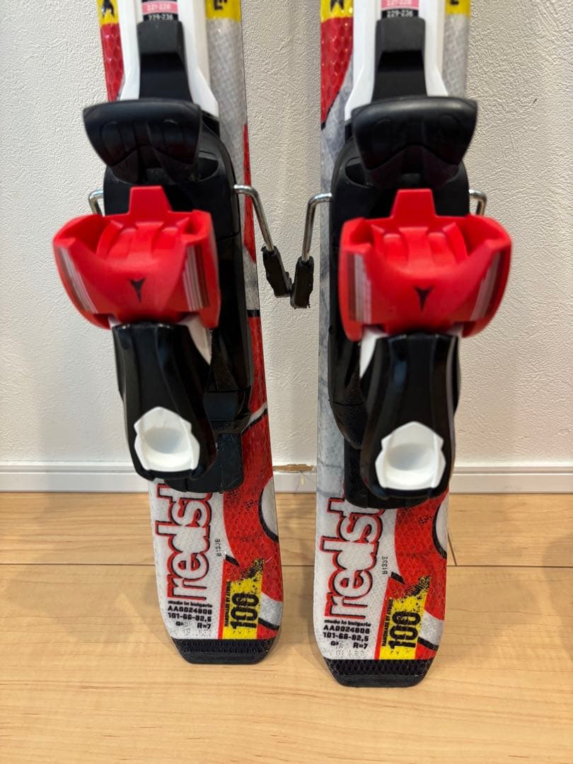 ジュニア スキー 2点セット ATOMIC 100cm/18〜18.5cm