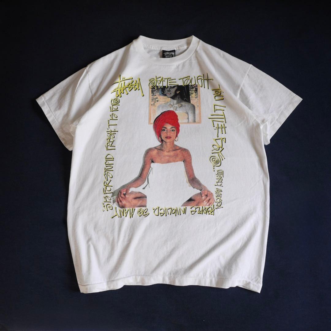 希少 STUSSY × SADE コラボTシャツ L USA製 - メルカリ
