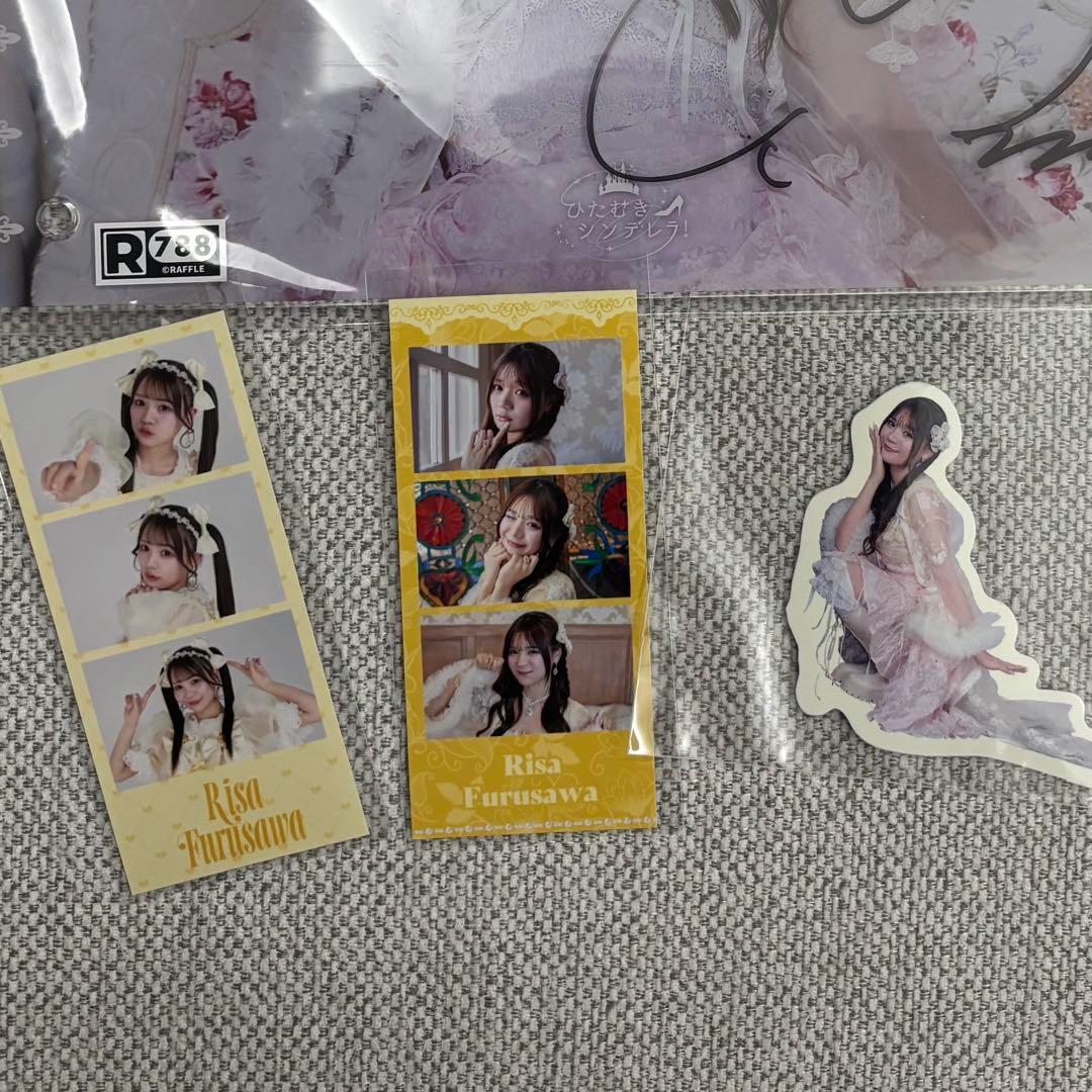 CUTIE STREET ラッフルくじA賞 古澤里紗 サイン入り アクリルパネル