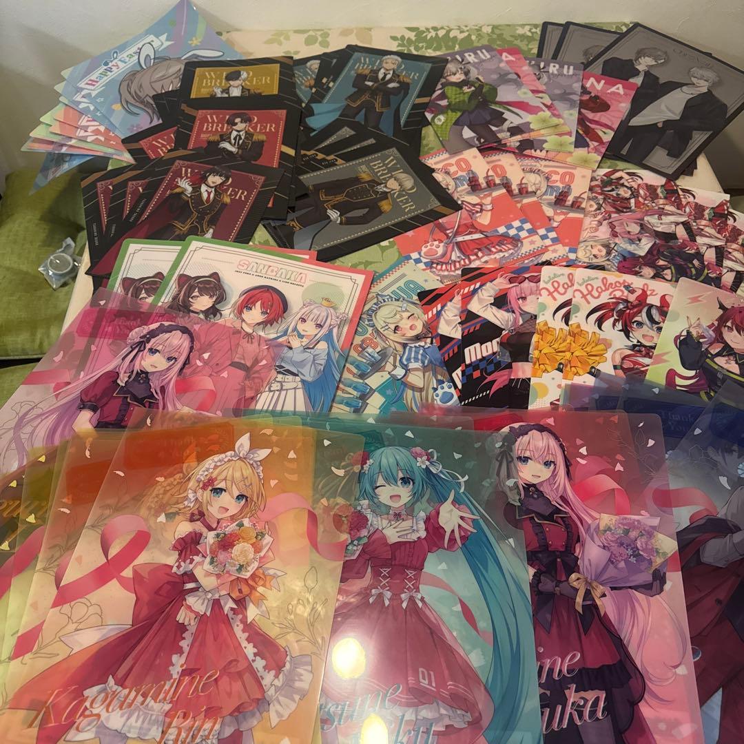 セット クリアファイル 初音ミク hololive ブルーアーカイブ さんばか