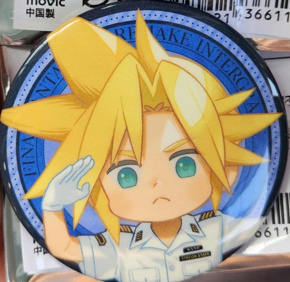 JR東海 推し旅 ファイナルファンタジー 缶バッジ クラウド FF7 - メルカリ