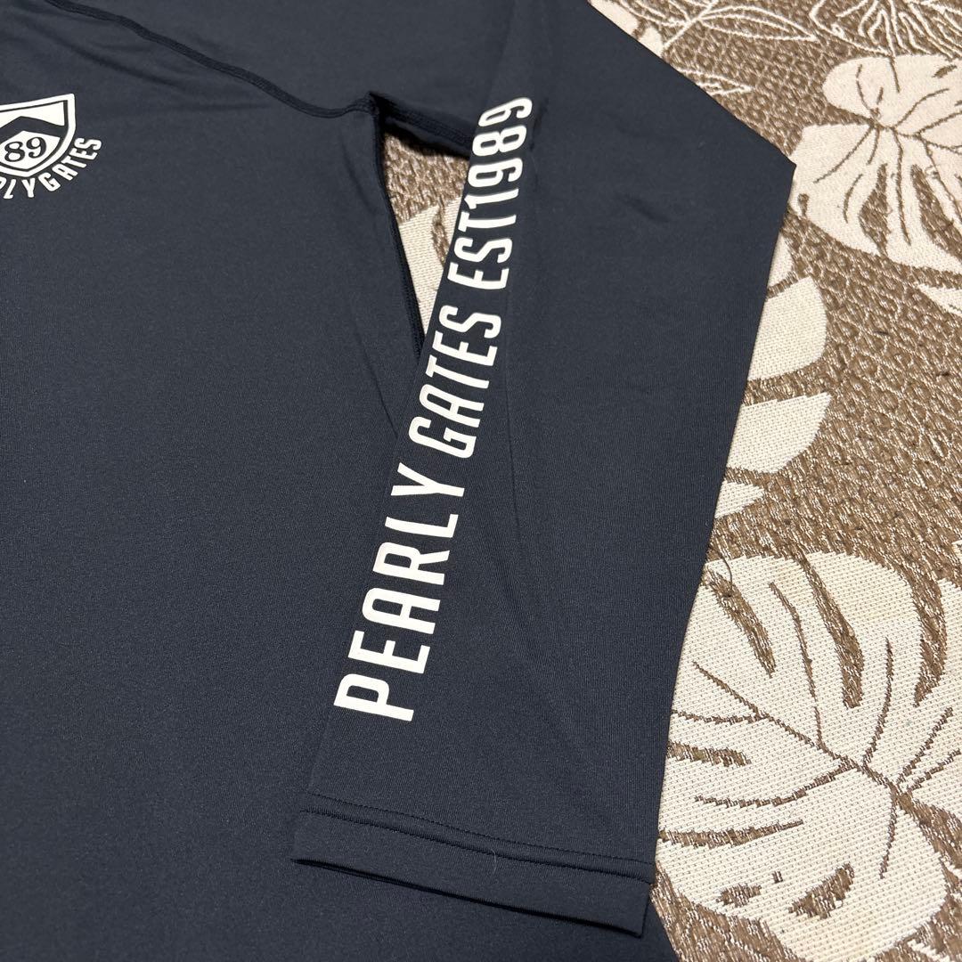 PEARLY GATES(パーリーゲイツ)モックネック 長袖シャツ 美品 - メルカリ