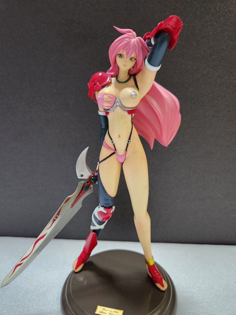 オーバーダード女剣士1/8 22cm ガレージキット　アトリエ福崎完成品刺青塗装