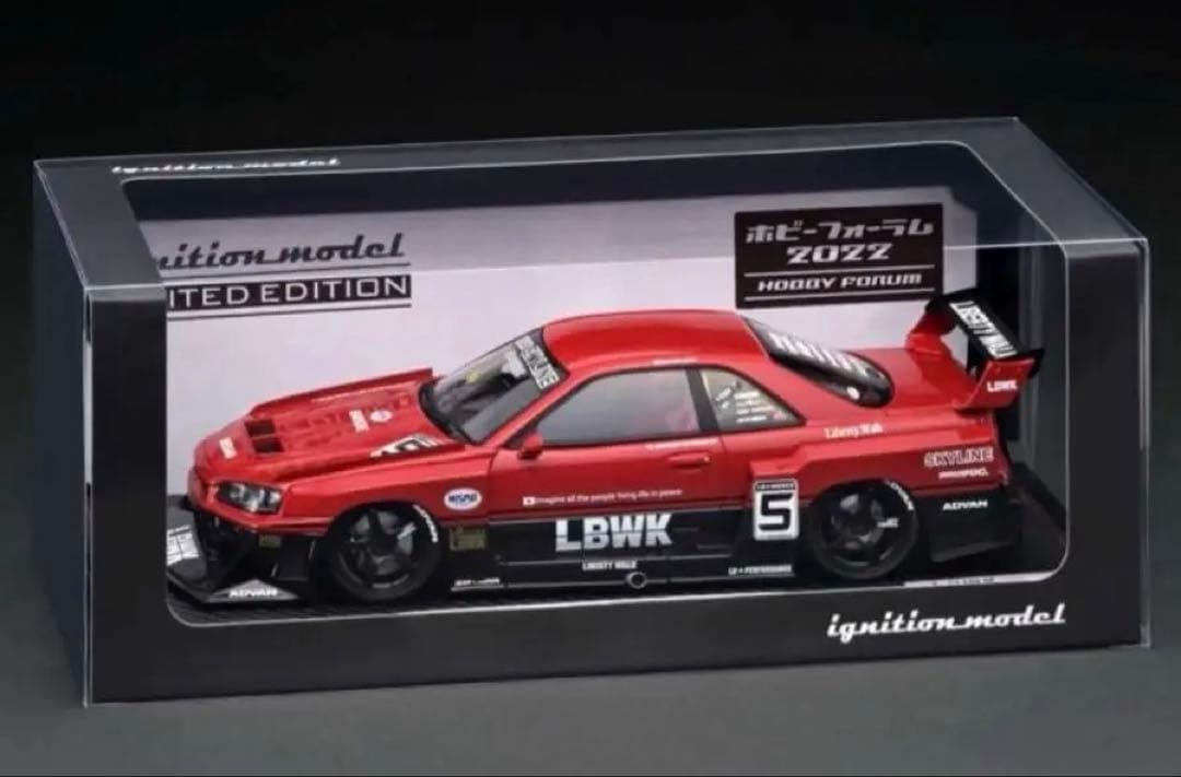イグニッションモデル LB-ER34 スーパーシルエット スカイライン 1/18