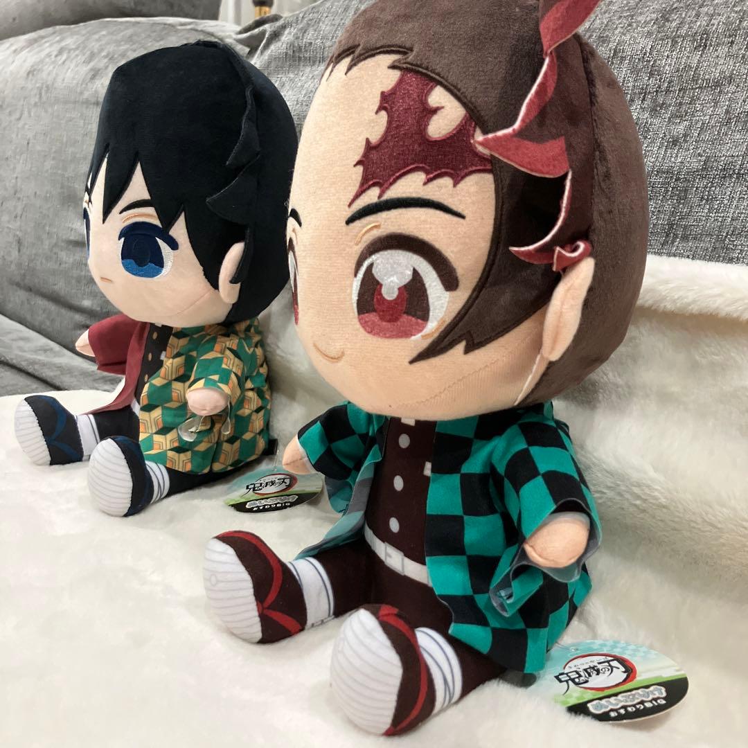 鬼滅の刃 ぬいぷりけ おすわりBIG1 冨岡義勇 竈門炭治郎 セット【最