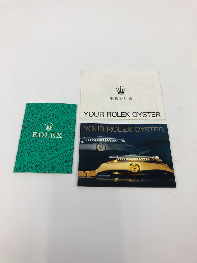 Y*K様 ロレックス 空き箱 外箱 内箱 取説 小冊子 グリーン - メルカリ