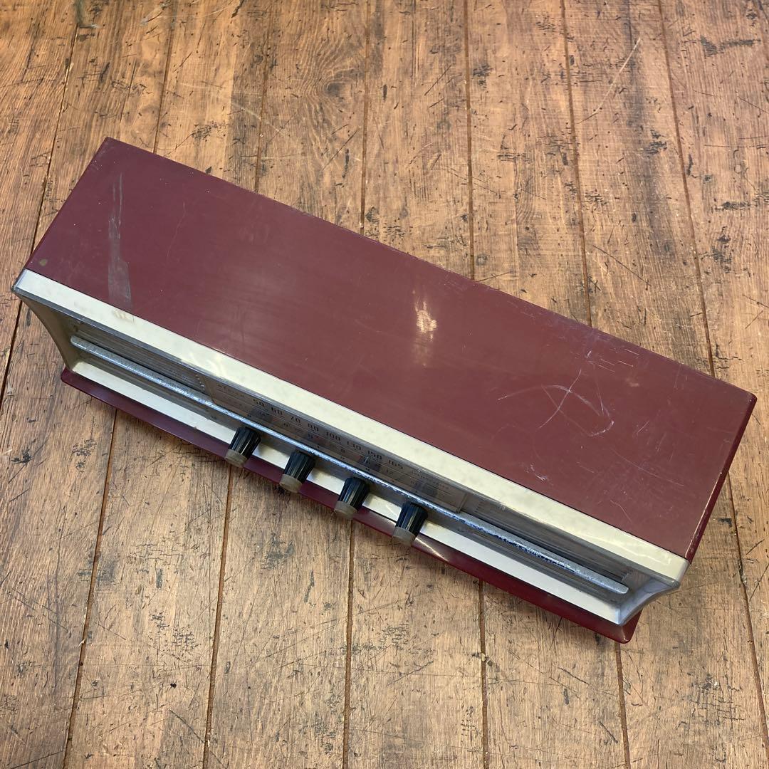 昭和レトロ ナショナル ラジオ DX-365 真空管ラジオ 当時物 年代物