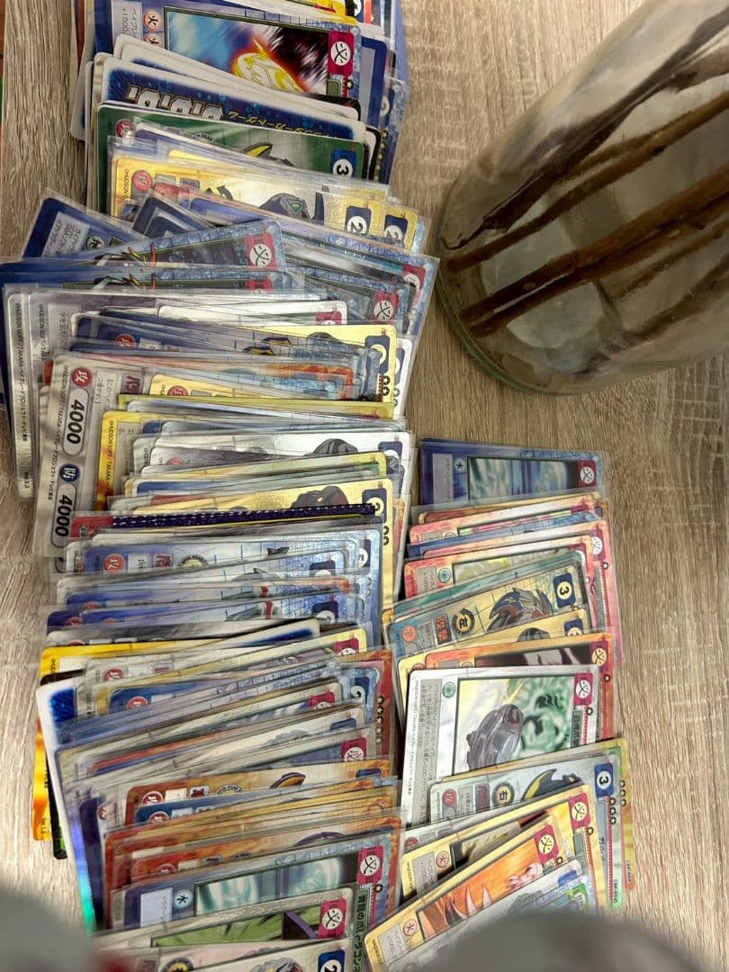 ベイブレード カード 引退品 古よりの伝承者2パック+ファイル+レアまとめ