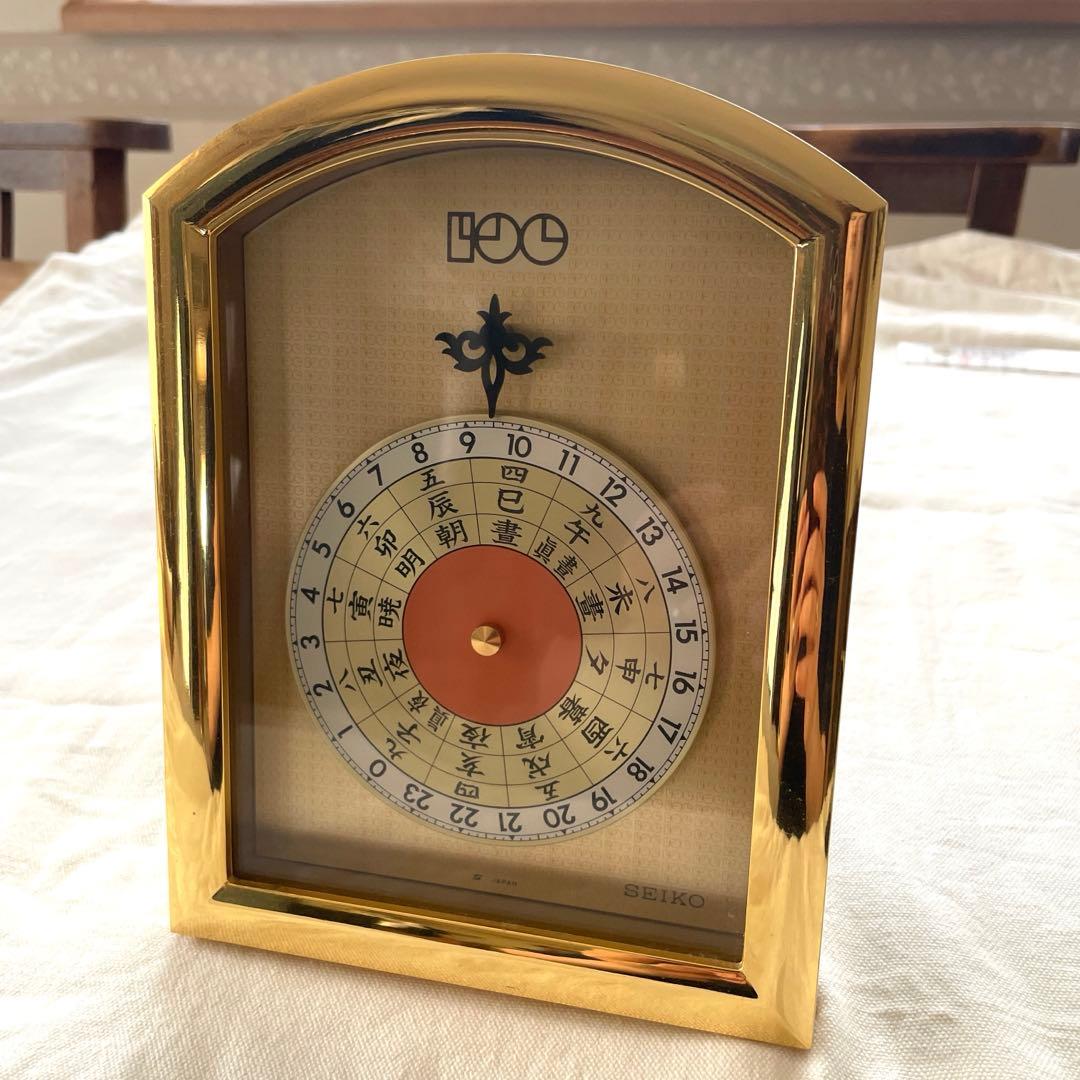 服部時計店　100年創業記念品 貴重】SEIKO 株式会社服部時計店 創業100年記念置時計 干支時計 - メルカリ