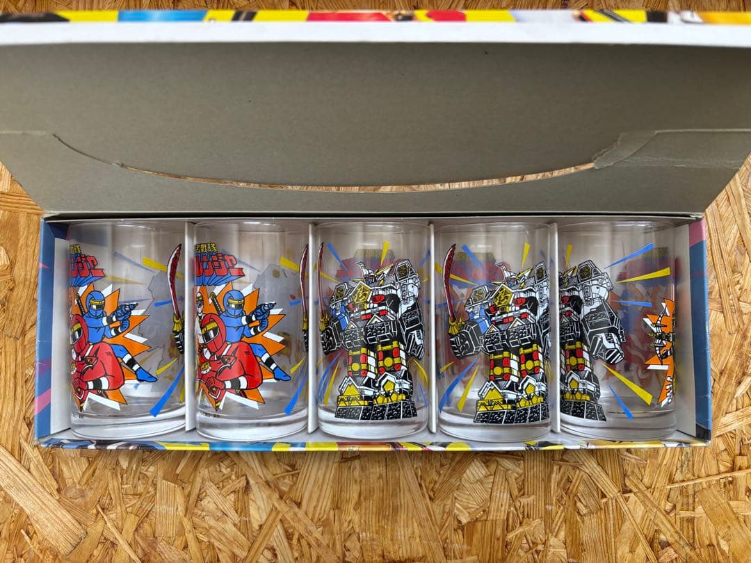 【レア】カクレンジャー グラスセット 5個 未使用品