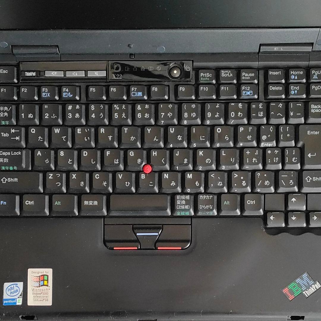Thinkpad X22 希少品 比較的美品 - メルカリ