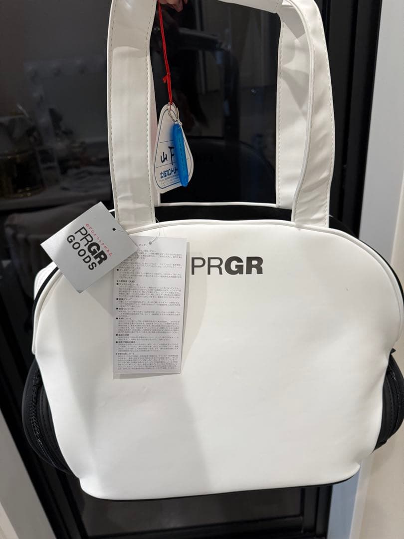 PRGRゴルフバッグ 山下美夢有プロ直筆サイン付 新品未使用 タグ付き