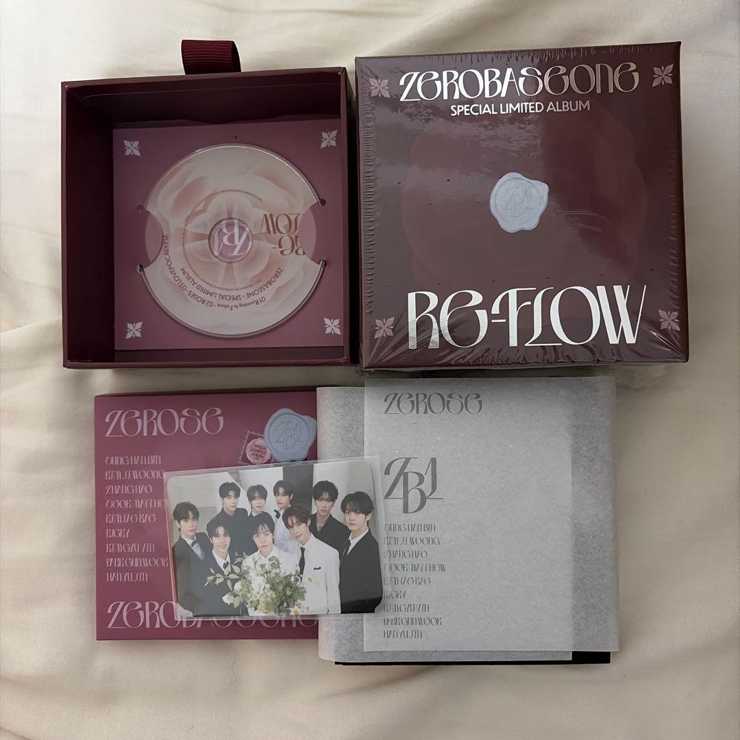 ZEROBASEONE zb1 RE-FLOW アルバム 開封済み ランダムなし - メルカリ