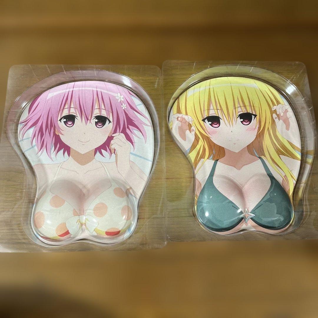 To LOVEる　とらぶる　ダークネス　立体マウスパッド　モモ　金色の闇　ヤミ