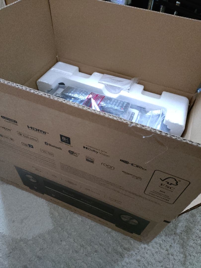 【2024年製・美品】デノン AVR-X1800HK 7.2ch AVアンプ