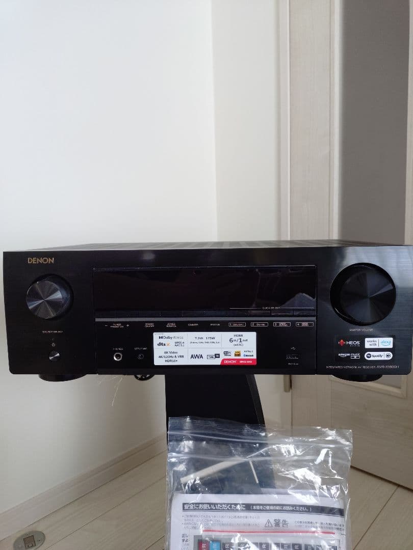 【2024年製・美品】デノン AVR-X1800HK 7.2ch AVアンプ