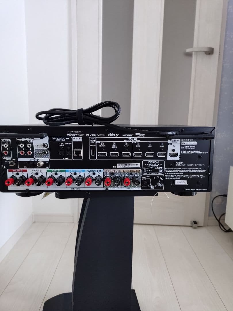 【2024年製・美品】デノン AVR-X1800HK 7.2ch AVアンプ