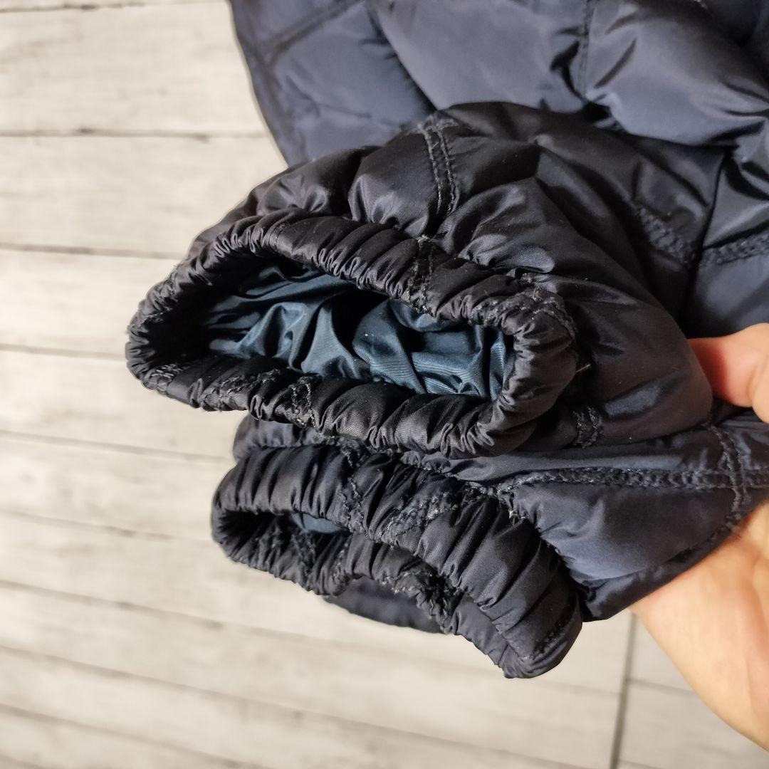 PRADA プラダ キルティング ダウンジャケット フード付き プレートロゴ