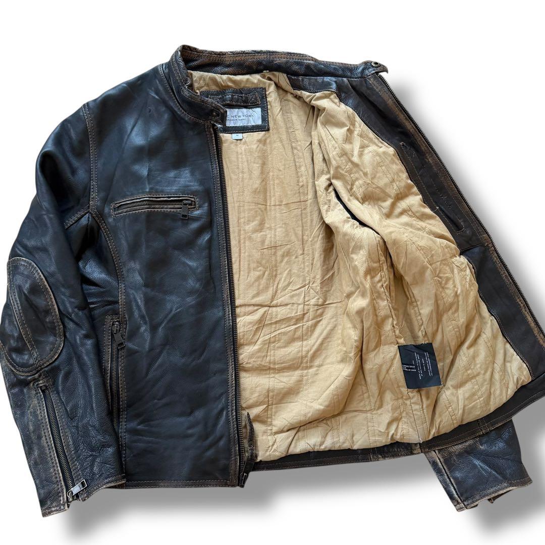 アンドリューマーク マークニューヨーク レザージャケット 牛革
