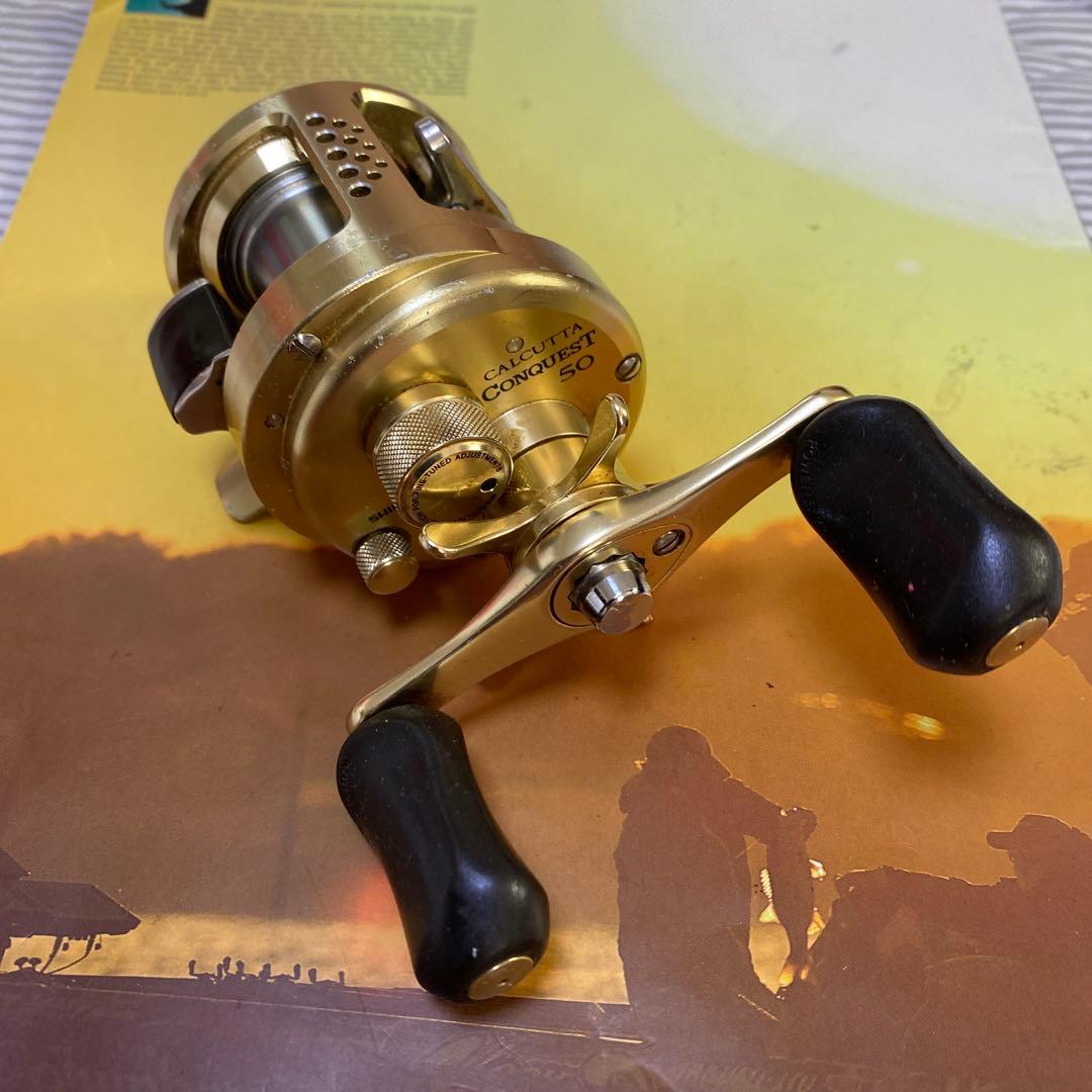 シマノ　カルカッタコンクエスト　50 シャロースプール付き　中古品 シマノ(SHIMANO) カルカッタ CONQUEST(コンクエスト)101 015662