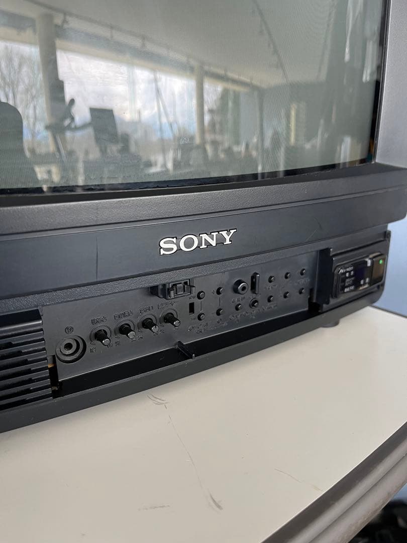超希少 】昭和物リモコン付SONY ブラウン管テレビ KV-14GV1 - メルカリ
