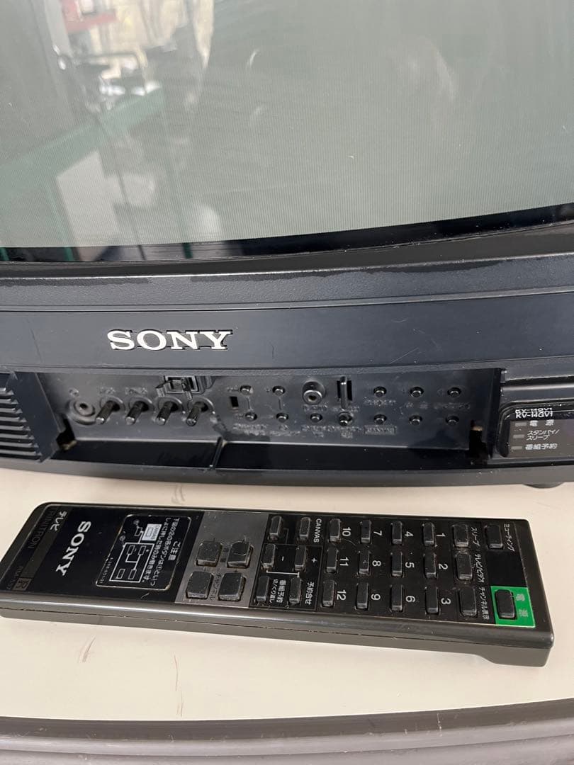 超希少 】昭和物リモコン付SONY ブラウン管テレビ KV-14GV1 - メルカリ