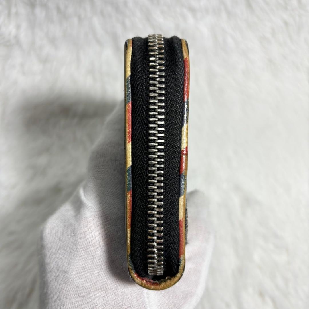 ✨美品✨ グッチ GGスプリーム PVC クーリエ 長財布 ラウンド