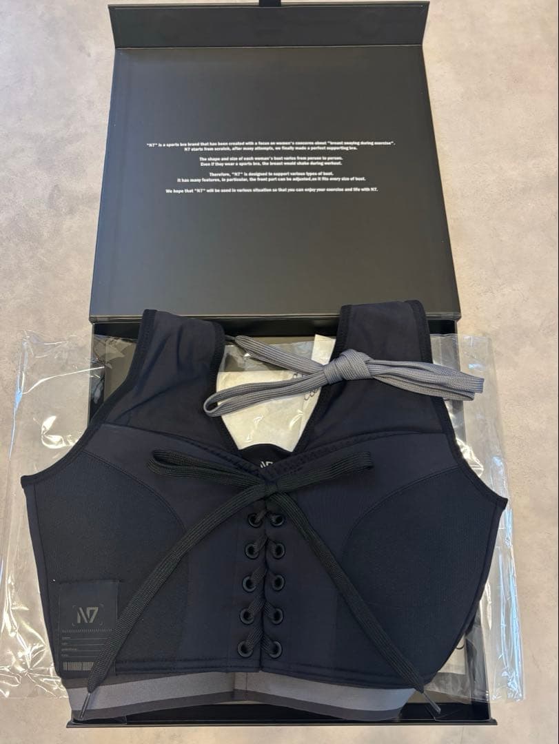 即購入可】N7 スポーツブラ ブラック - メルカリ
