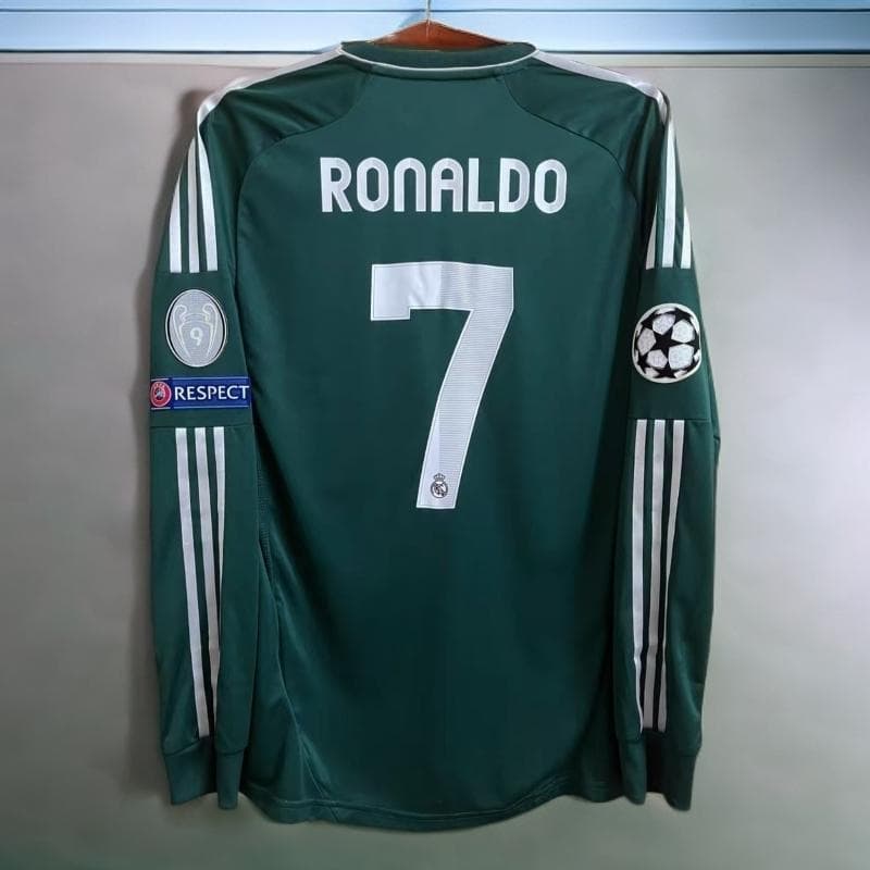12-13 レアル・マドリード RONALDO 背番号7 長袖 シャツ 12-13 レアル・マドリード RONALDO 7番 長袖 シャツ 12-13 レアル
